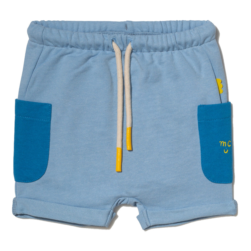 Baby Recycled Cotton Solid Baby pocket short Mon Coeur