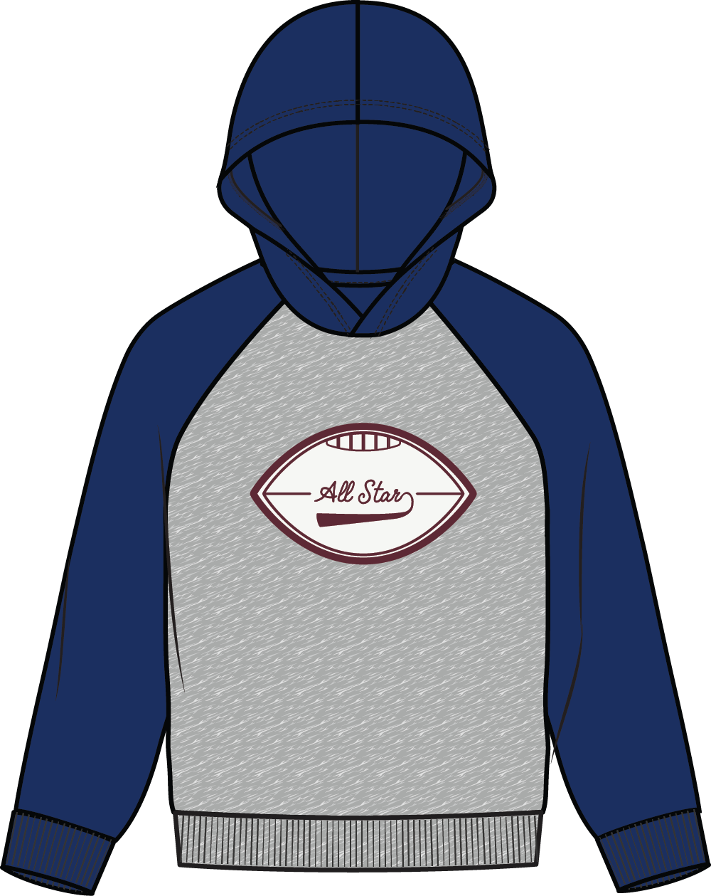 Toddler All-Star Hoodie Miles