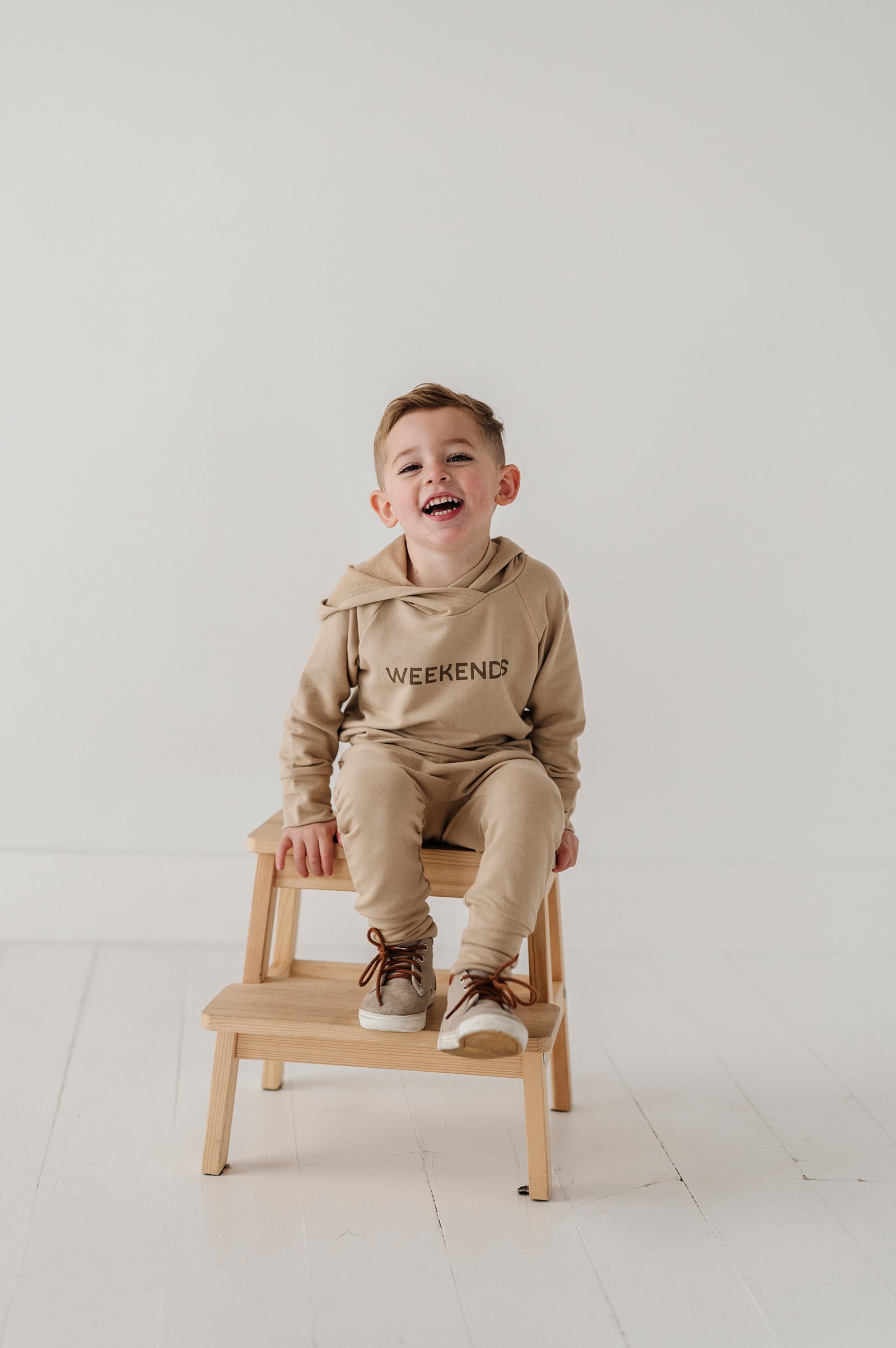 Kid Waiting on the Weekend Sweatshirt Babysprouts