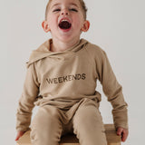 Kid Waiting on the Weekend Sweatshirt Babysprouts