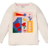 Toddler Doodle Square Long Sleeve Shirt Mon Coeur