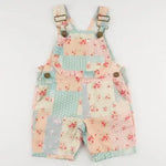Kid Floral Patchwork Shortalls Oh Baby