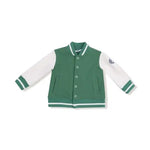 Kid French Terry Sport - Varsity - Green - Letterman Jacket Angel Dear