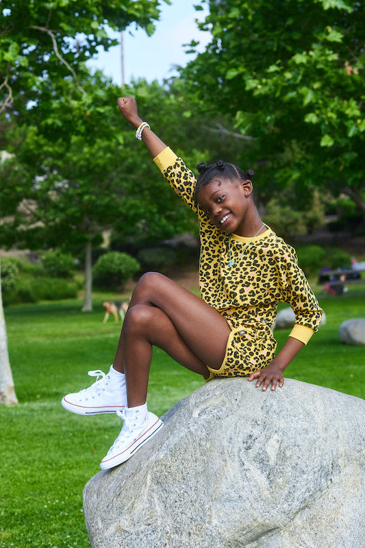 Leopard Tanktop - Yellow