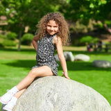 Kid Leopard Tanktop - Khaki Green Petite Hailey