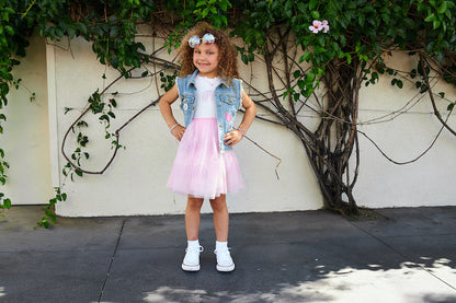 Glitter Rainbow Tutu Dress