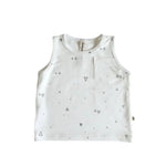 Baby Pocket Tank - Triangles Babysprouts
