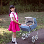 Kid Hot Pink Corduroy Pinafore Skirt Strawberry Jams