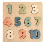 Wooden Numbers Puzzle Pearhead Inc