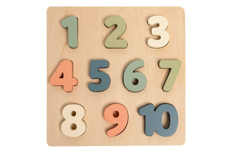Wooden Numbers Puzzle Pearhead Inc