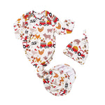 Baby Farm Friends Knotted Sleeper Set Emerson and Friends