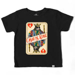 Toddler Cash is King Black Tee Kid Dangerous