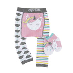 Crawler Legging/Sock Set Allie the Alicorn Zoocchini