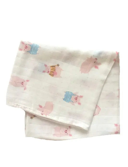 Baby Cuddle Blanket - Piggies Giggles LA