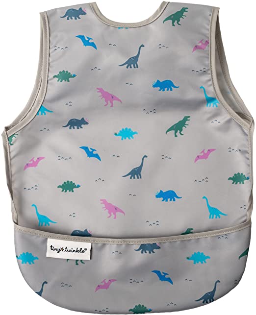 Mess-Proof Apron Bib - Dinosaur Tiny Twinkle
