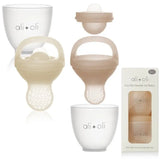 Baby Feeder Pacifier Set - Snow & Blush Ali & Oli