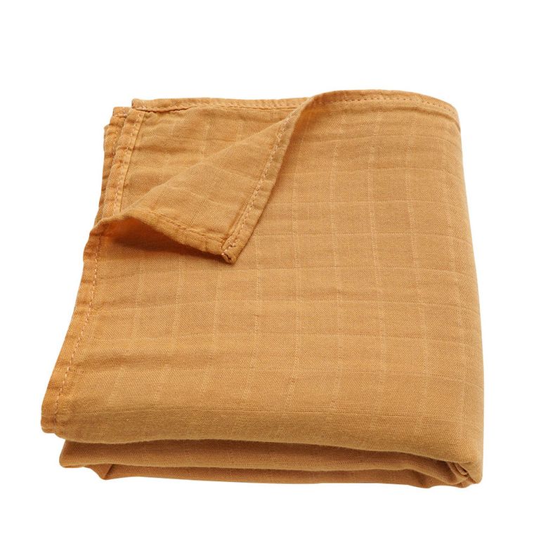 Muslin Swaddle Blanket Organic Cotton (Sunshine)