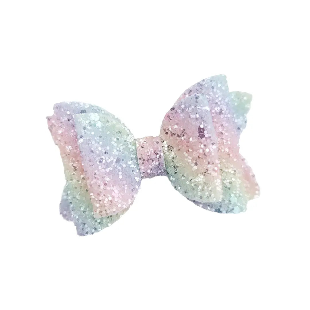 Remi Hair Bow Headband - Rainbow Caylee & Co