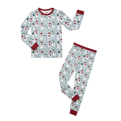 Snow People Holiday Pajama Set