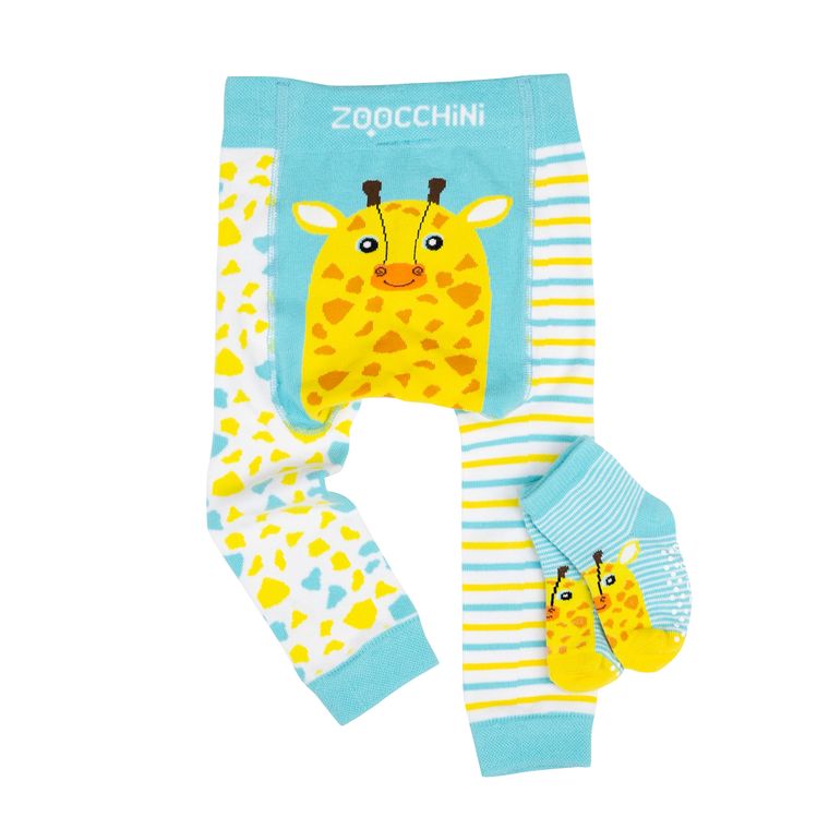 Crawler Legging/Sock Set Jaime the Giraffe Zoocchini