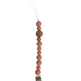 Classic Pacifier Clip - Wood+ Melon Chewable Charms
