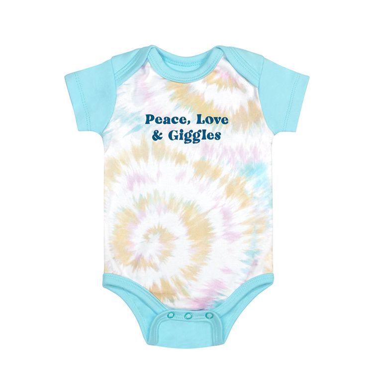 Baby Peace, Love, & Giggles Onesie About Face Designs