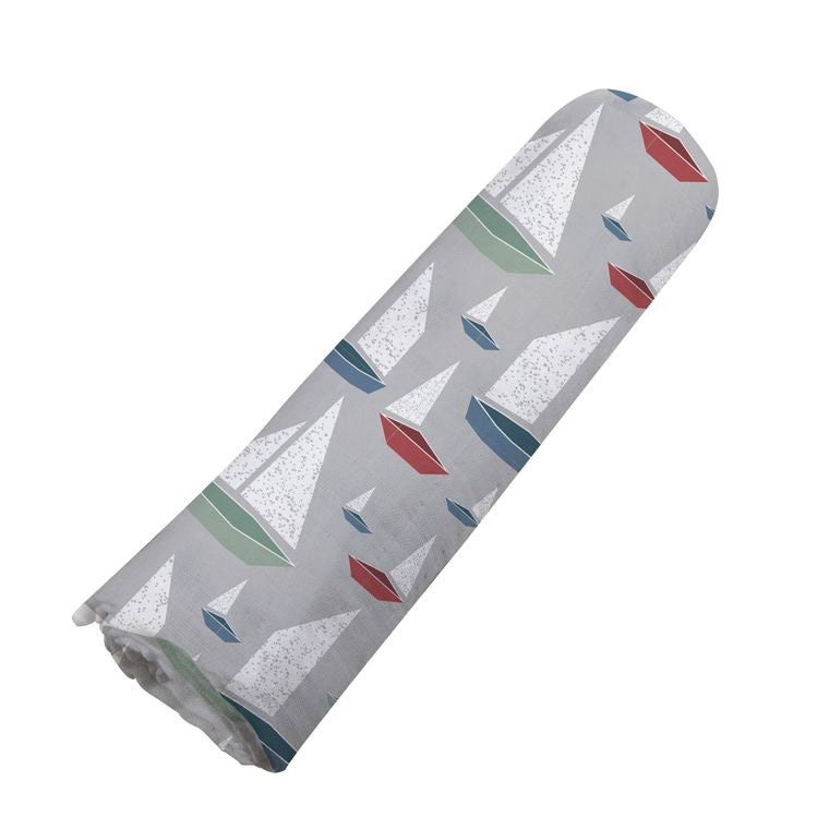 Marina Sailboats Bamboo Swaddle New Castle