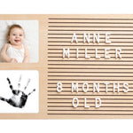 Babyprints Letterboard Frame Pearhead Inc