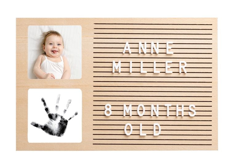 Babyprints Letterboard Frame Pearhead Inc