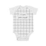 Baby Father's Day Onesie About Face Designs