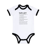 Baby Girl Onesie About Face Designs