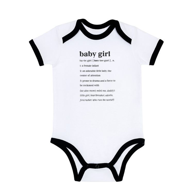 Baby Girl Onesie About Face Designs