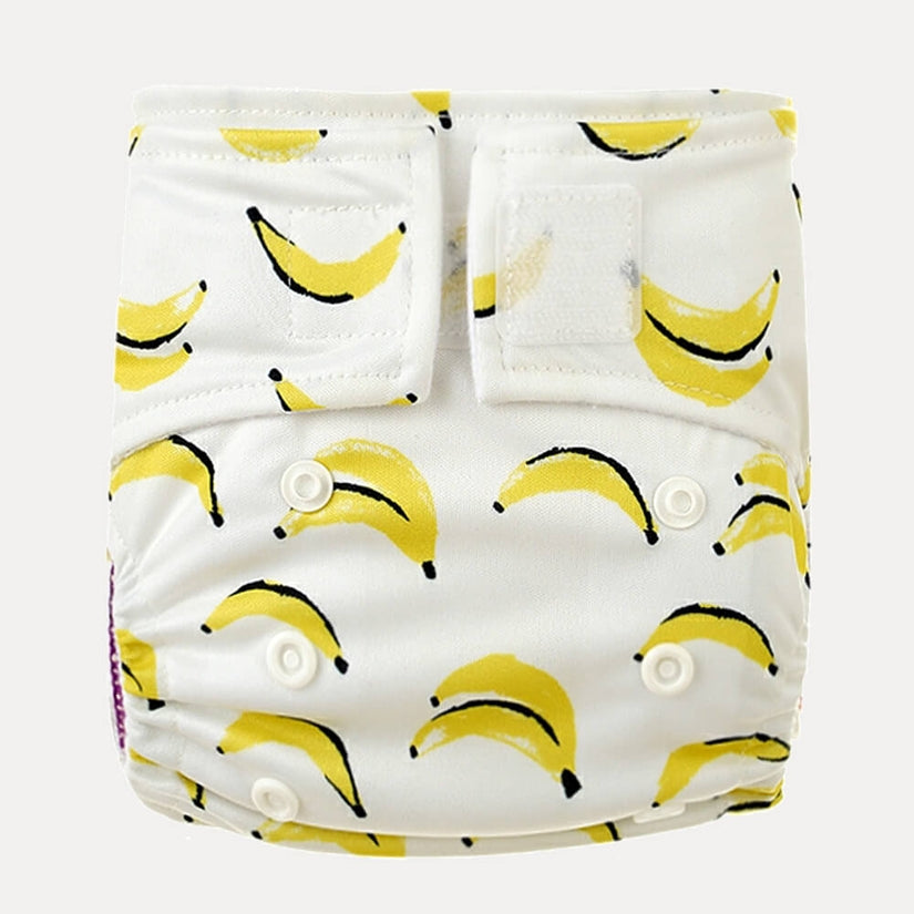 Bananas Newborn Cloth Diaper with 2 Bamboo Inserts