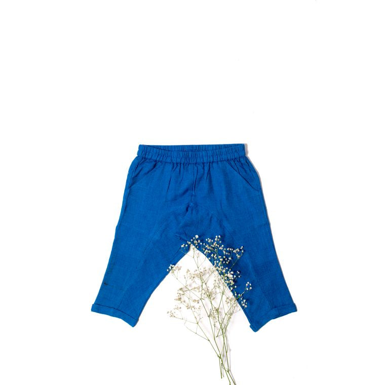 Unisex Cotton Pants - Blue