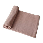 Muslin Swaddle Blanket Organic Cotton (Natural) Mushie