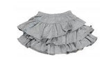 Toddler Grey Tiered Ruffle Skirt Toobydoo
