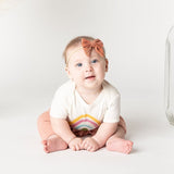Baby Dusty Rose Cotton Baby Joggers Emerson and Friends