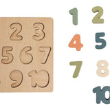 Wooden Numbers Puzzle Pearhead Inc