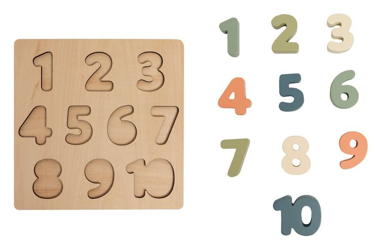 Wooden Numbers Puzzle Pearhead Inc