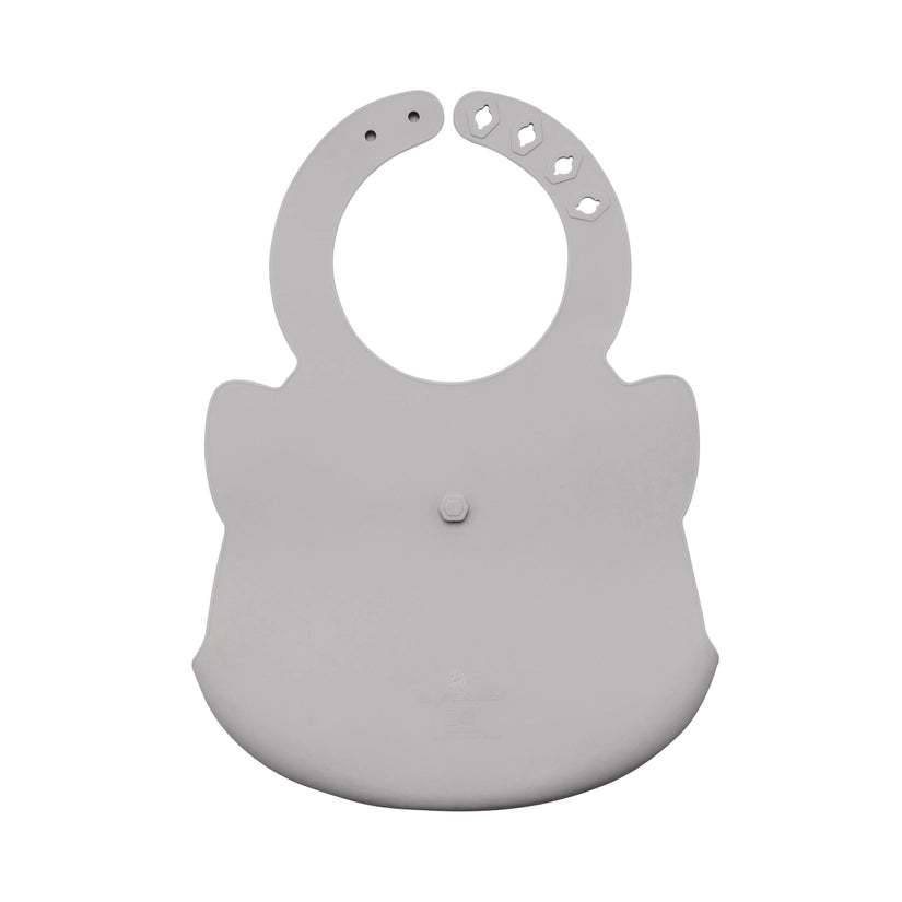 Silicone Roll-up Bib - Grey Fox Tiny Twinkle