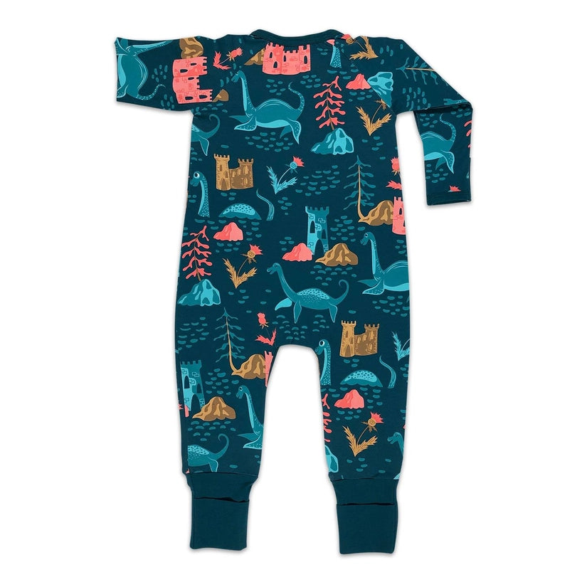 Sea Creature, Blue Baby Pajamas