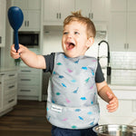 Mess-Proof Apron Bib - Dinosaur Tiny Twinkle