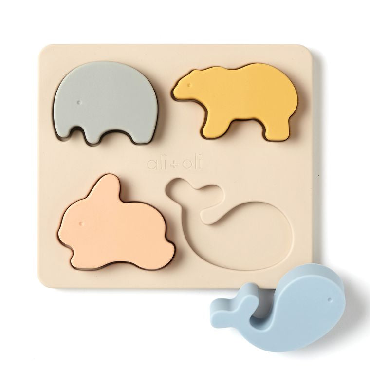 Soft Silicone Mini-Animal Puzzle