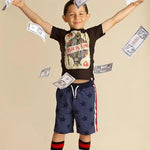 Toddler Cash is King Black Tee Kid Dangerous