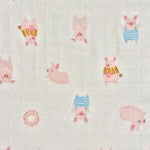 Baby Cuddle Blanket - Piggies Giggles LA