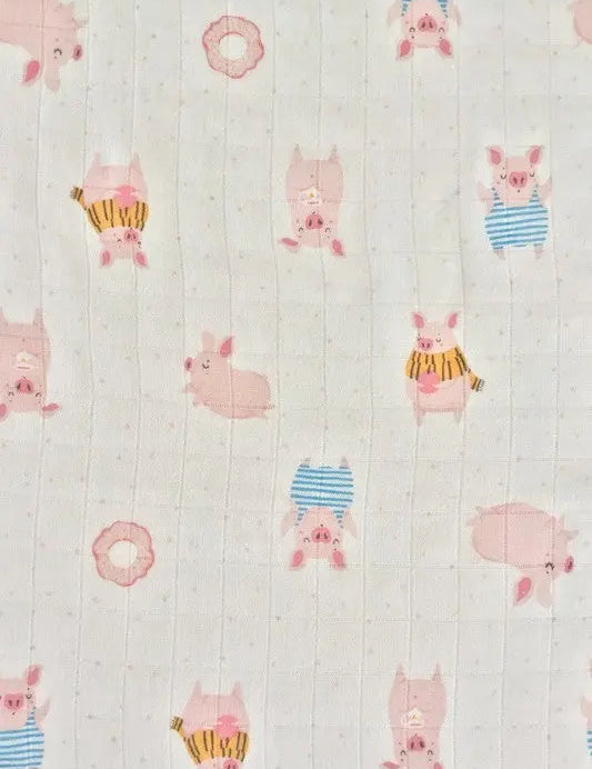 Baby Cuddle Blanket - Piggies Giggles LA