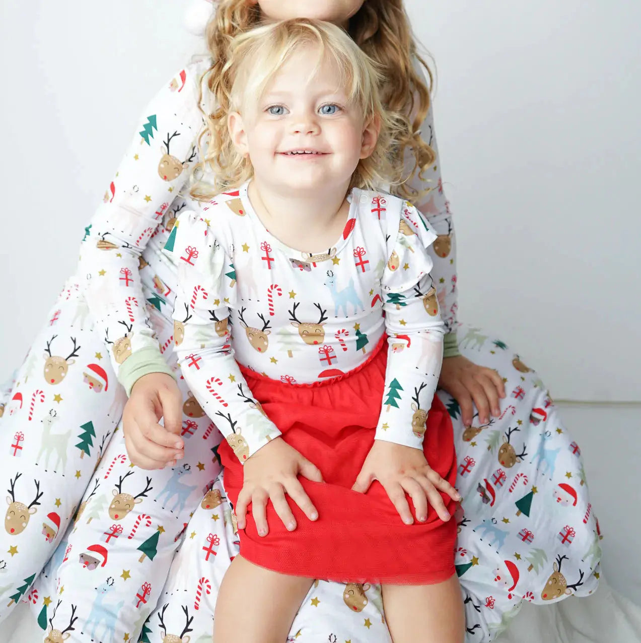 Santa & Friends Holiday Twirl Dress Emerson and Friends