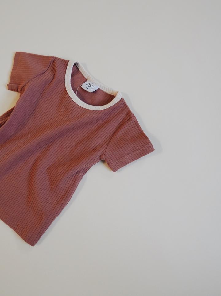 Retro Tee - Terracotta