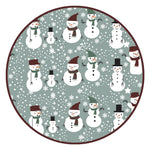 Baby Snow People Holiday Romper Good Luck Socks