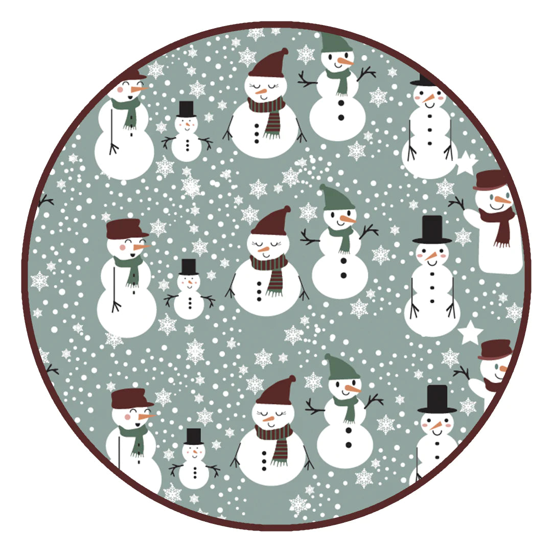 Snow People Holiday Romper